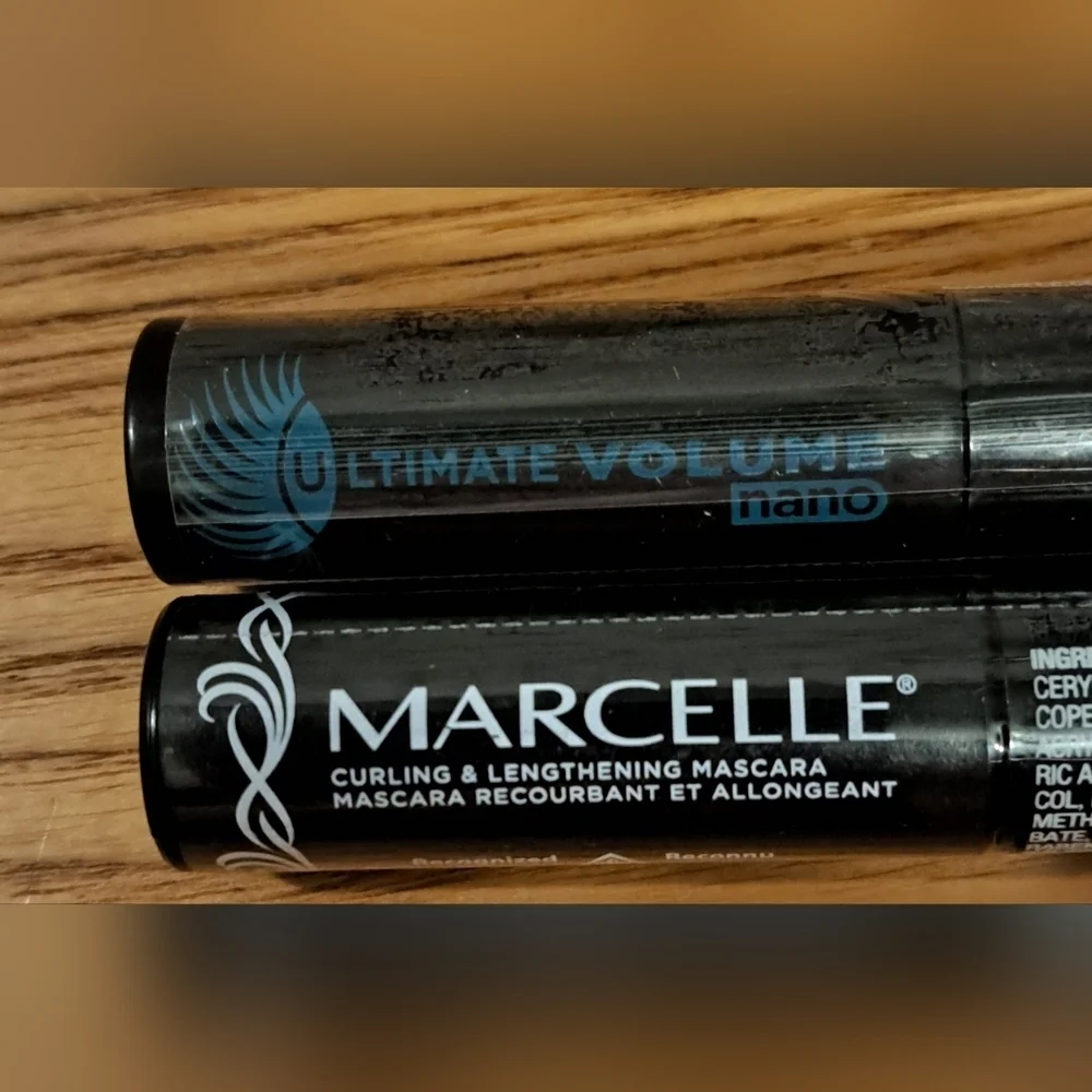 NIB Lot Of 2 Marcelle Black Mascara Cosmetic Makeup Beauty Eye Lashes